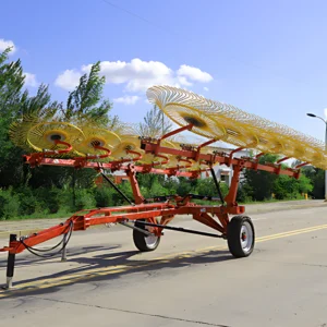 Finger-type hay rake