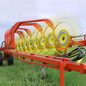 Finger-wheel hay rake