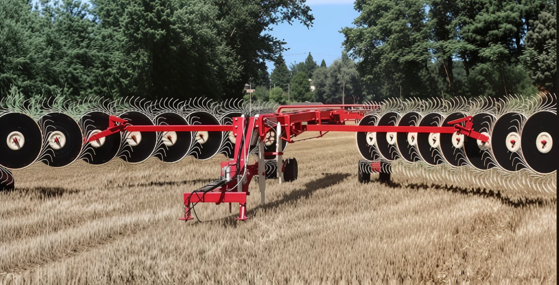 Finger-wheel hay rake