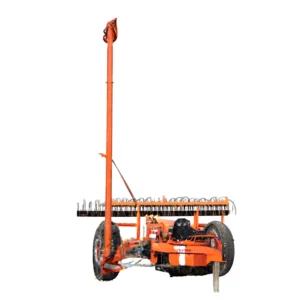 Italy Sale Tractor-Pulled Lawn Mower with Rake