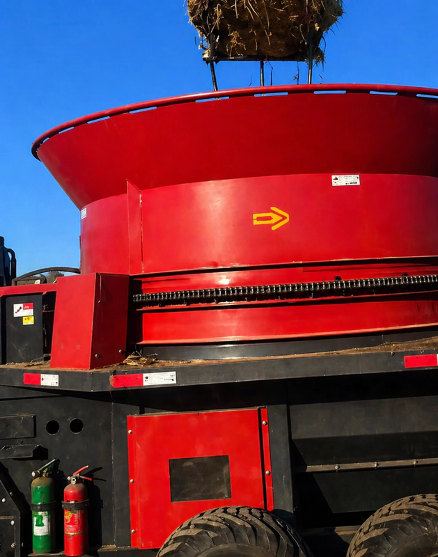 Feed Crusher in active agricultural use