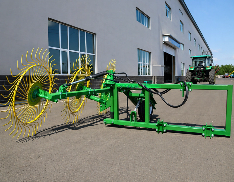 Finger-type turning and drying machine working in field