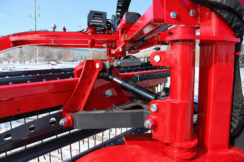 Hay windrower mechanical parts
